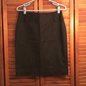 Black pencil skirt.